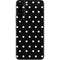 Black and White Polka Dots Galaxy S22 Skin
